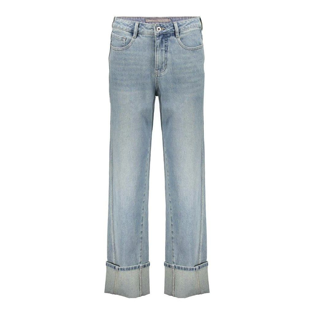 Geisha jeans wide big turn up 51045-10 830 bleached