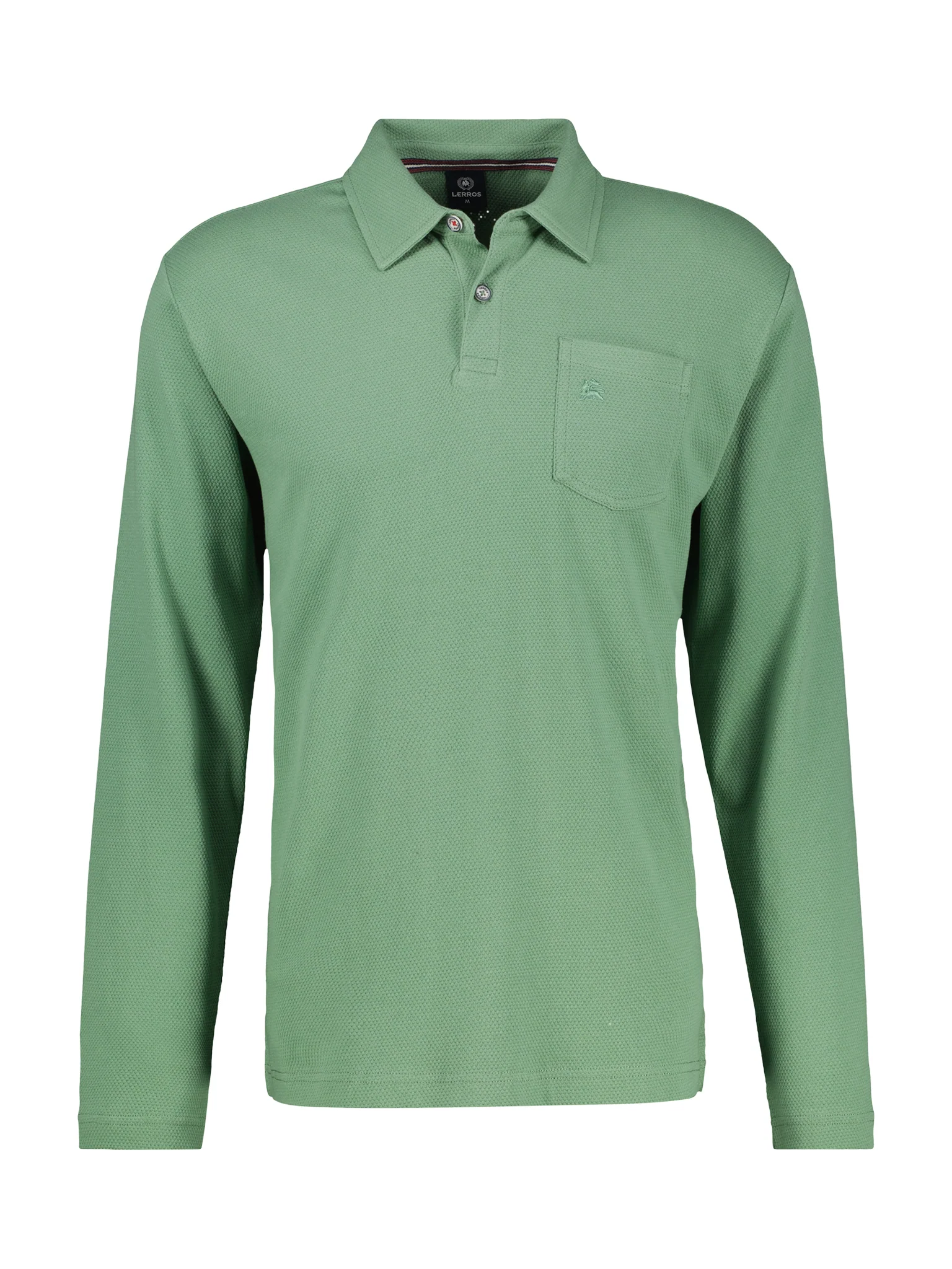 Lerros Heren polo 2524243 612 sage green