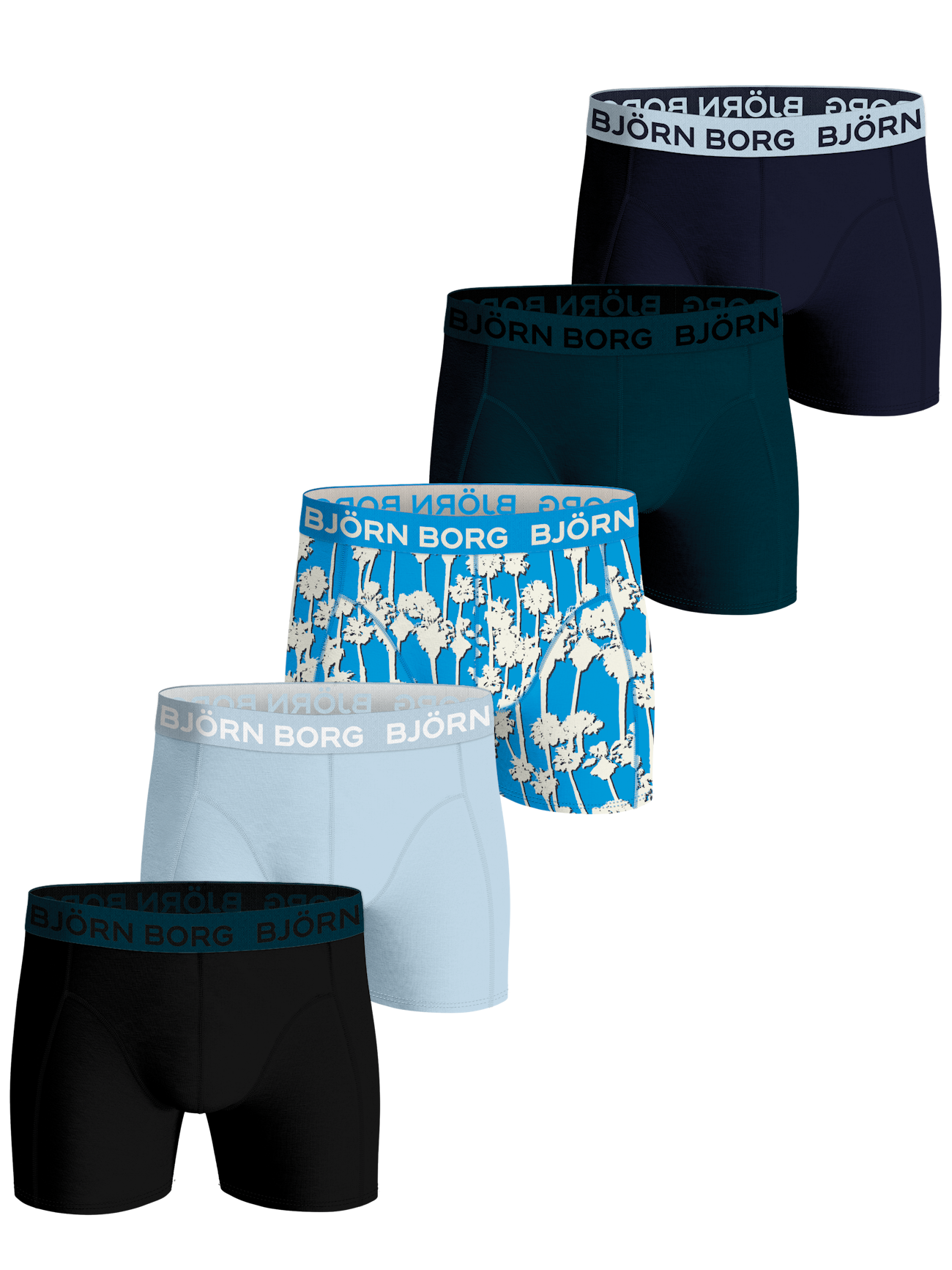 Björn Borg Björn borg heren boxershorts 5-pack – multi