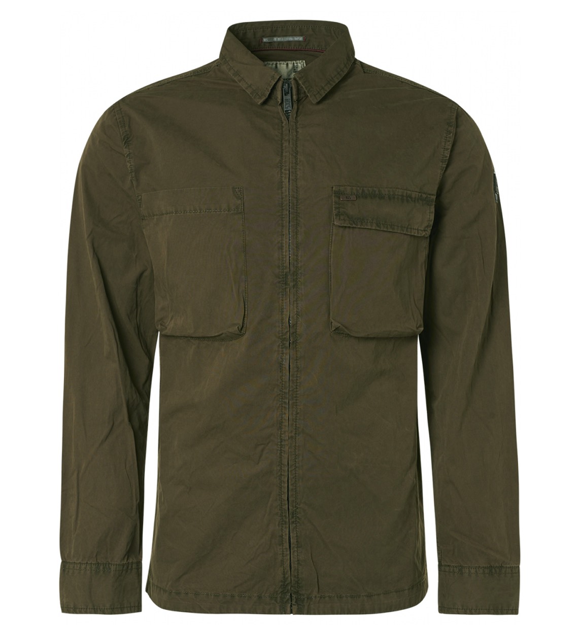Jack & Jones Jprccraymond spring solid overshirt army