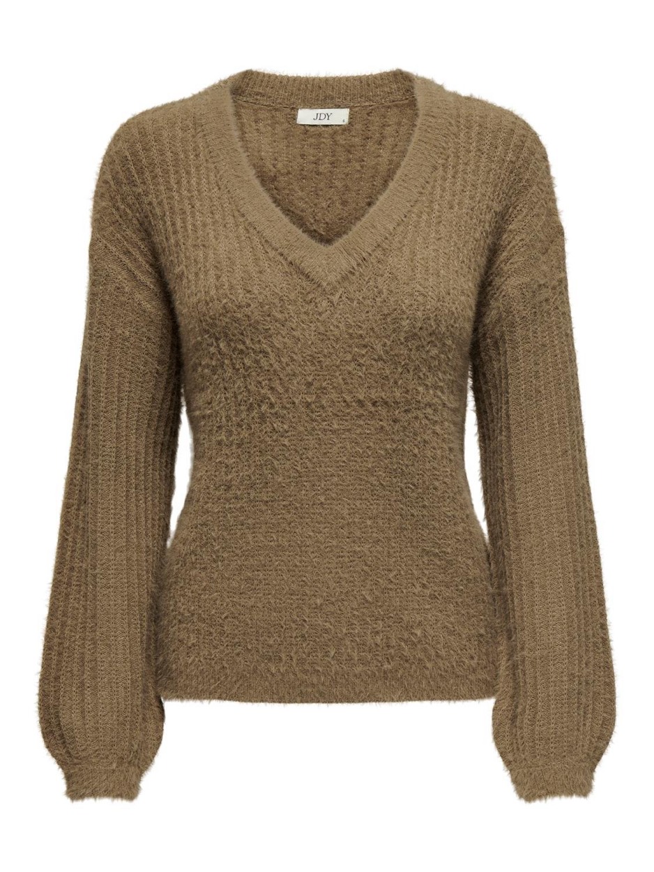 Jacqueline de Yong Jdyjola structure ls v-neck pull k -