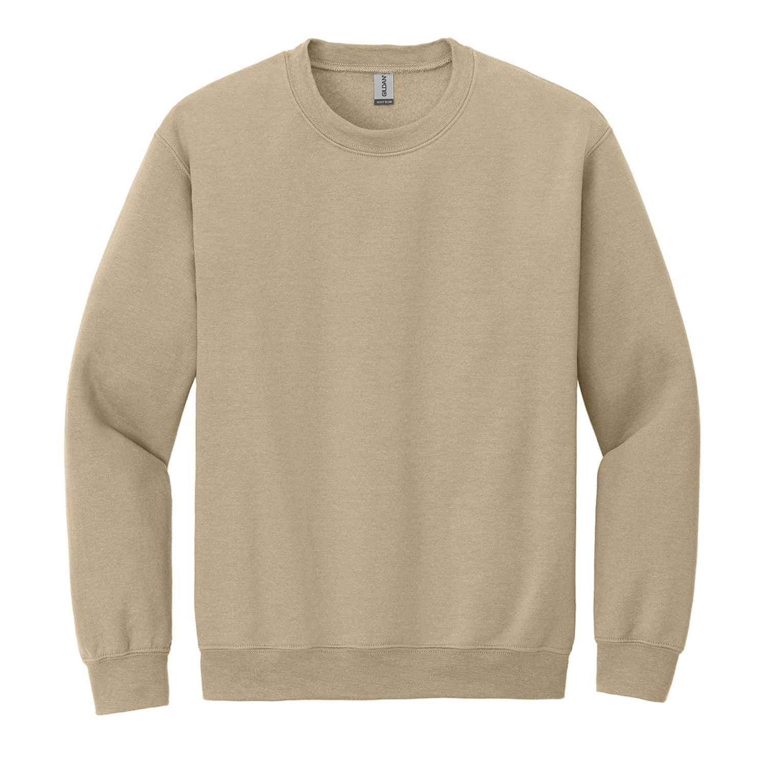 Gildan Unisex adult sweatshirt met zware mouwenhals