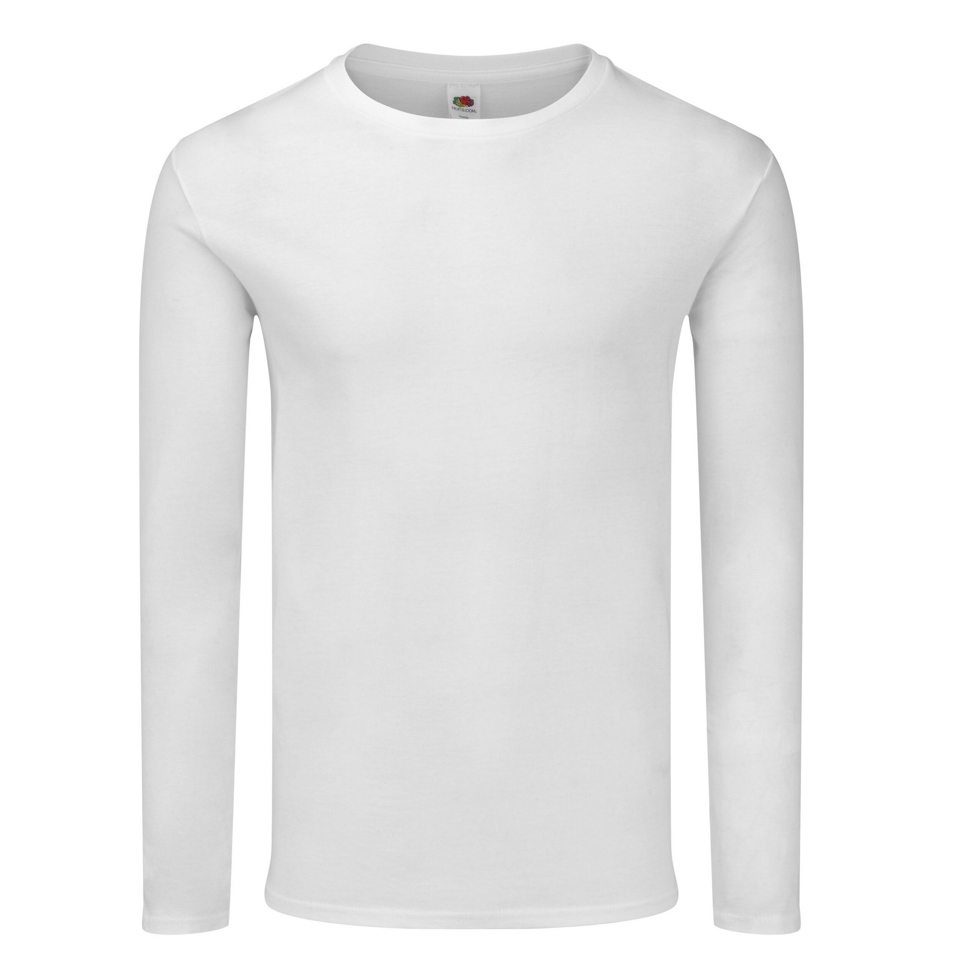 Fruit of the Loom Unisex adult iconic 140 t-shirt met lange mouwen