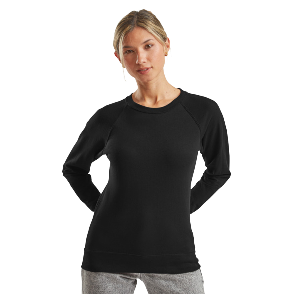 Fruit of the Loom Dames lichtgewicht raglan sweatshirt