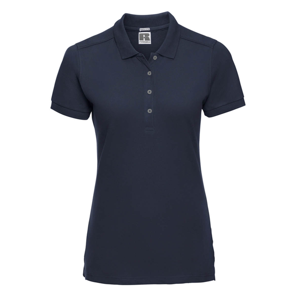 Russell Athletic Dames stretch fitted poloshirt