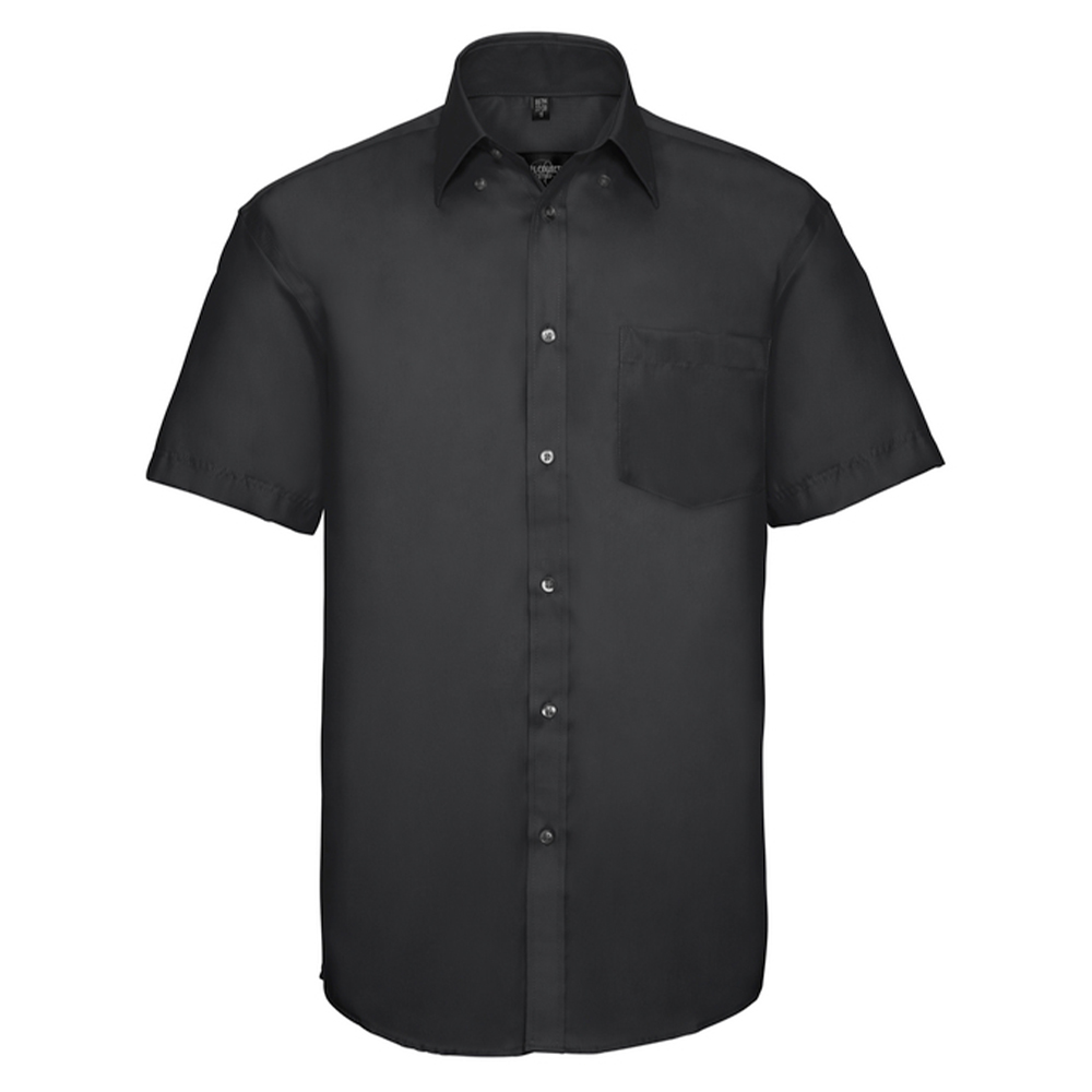 Russell Athletic Heren classic ultimate non-iron shirt met korte mouwen