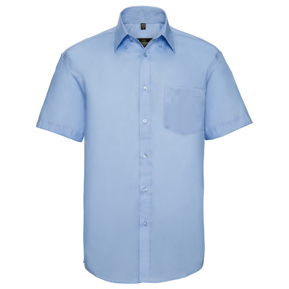 Russell Athletic Heren classic ultimate non-iron shirt met korte mouwen