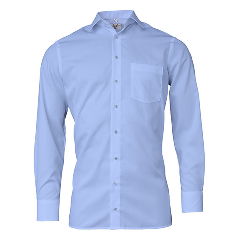 Marvelis Herenhemd met lange mouwen in chambray modern