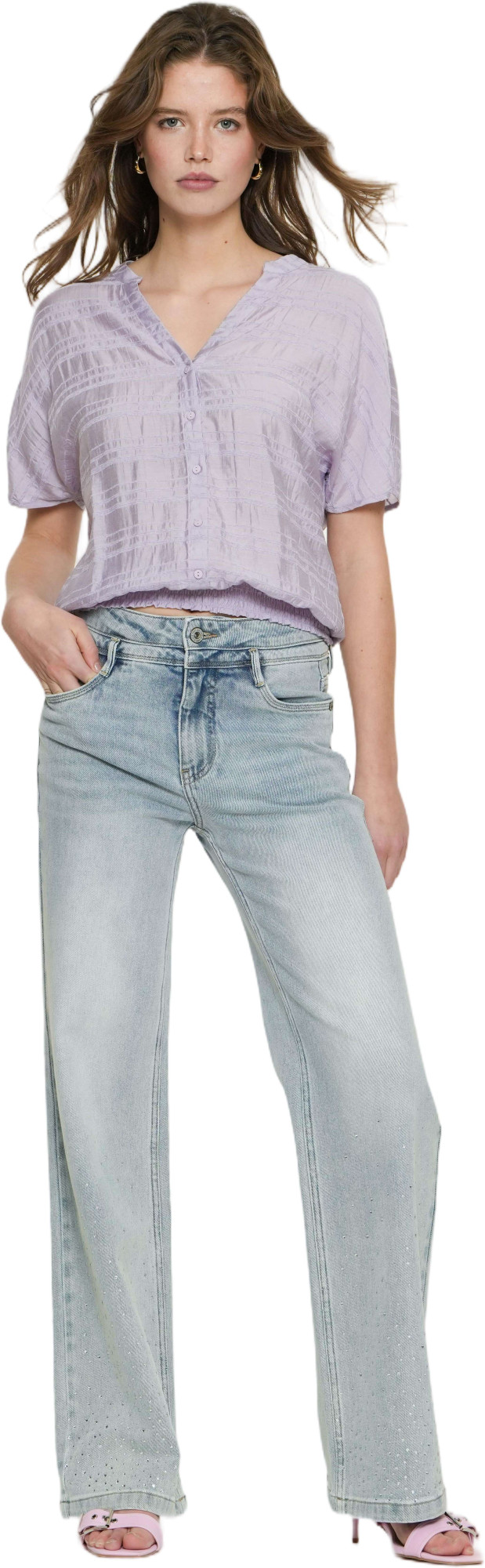 Geisha Jeans heavy bleached denim
