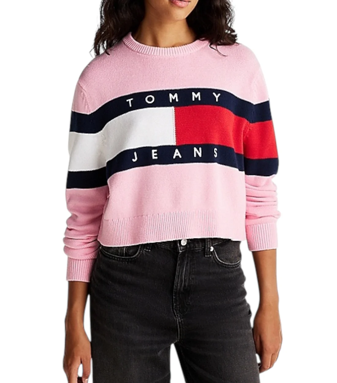 Tommy Hilfiger Gebreide cropped trui