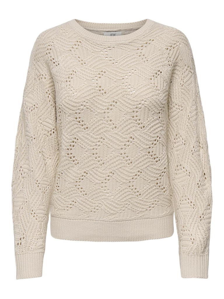 Jacqueline de Yong sun lisa l/s on struc. pullover 15336306 tapioca