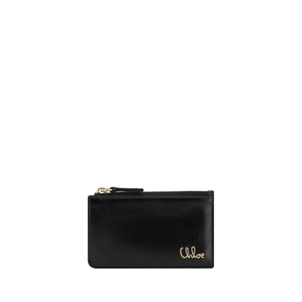 Chloé Logoed card holder