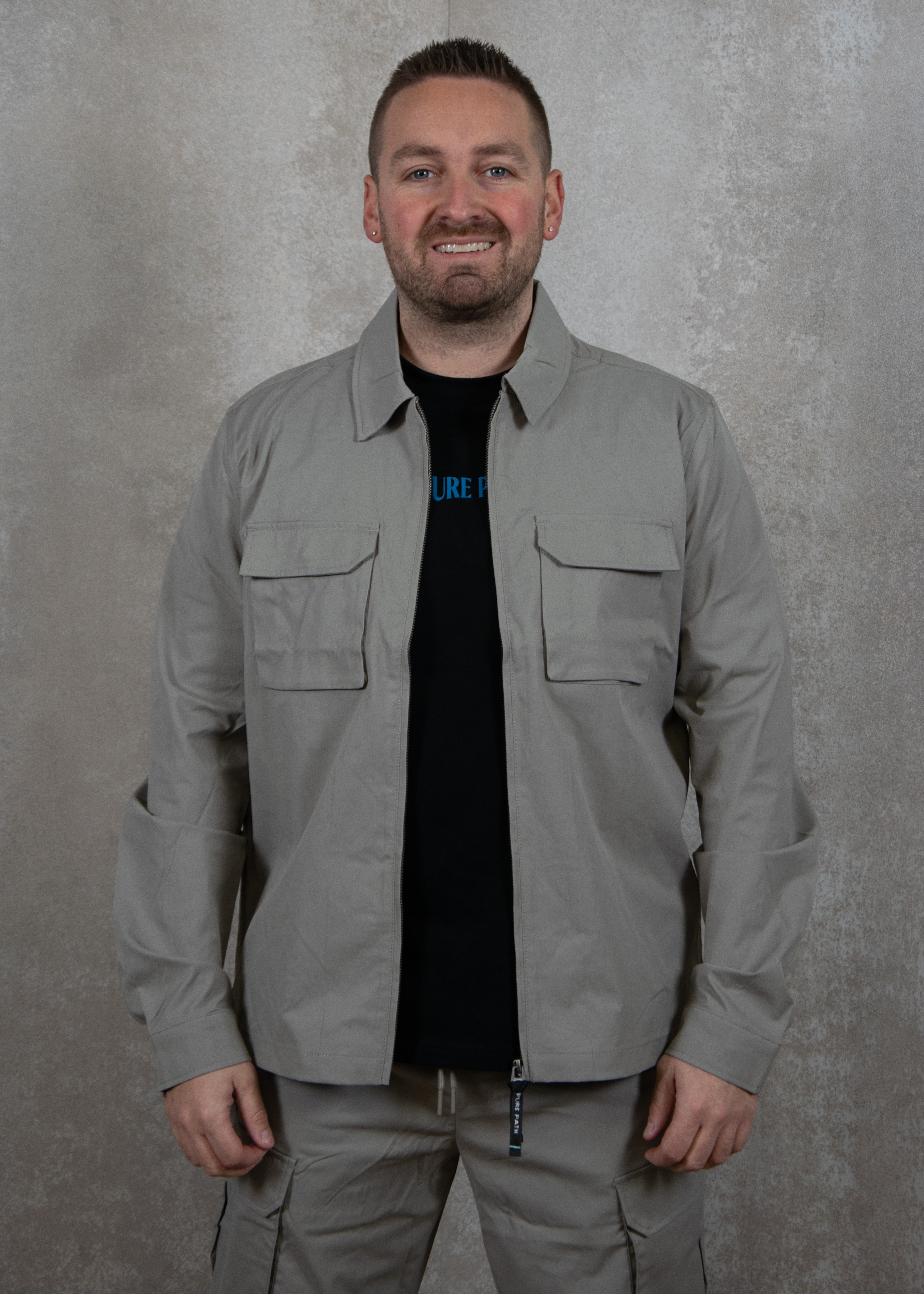 Pure Path Overshirt met rits