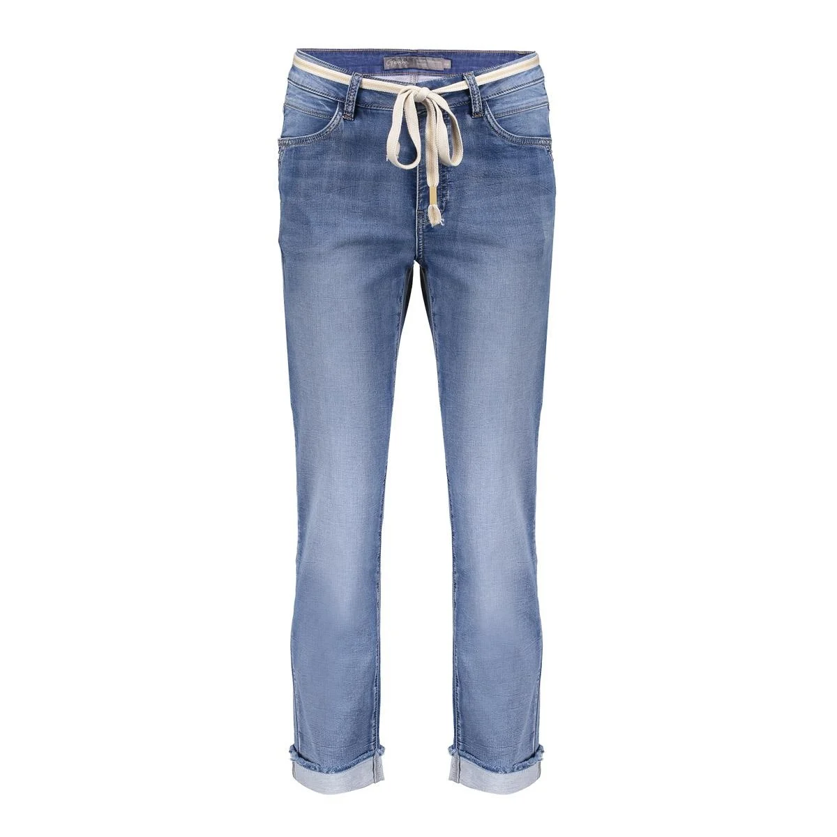 Geisha 51004-10 827 jeans turn-up mid blue denim