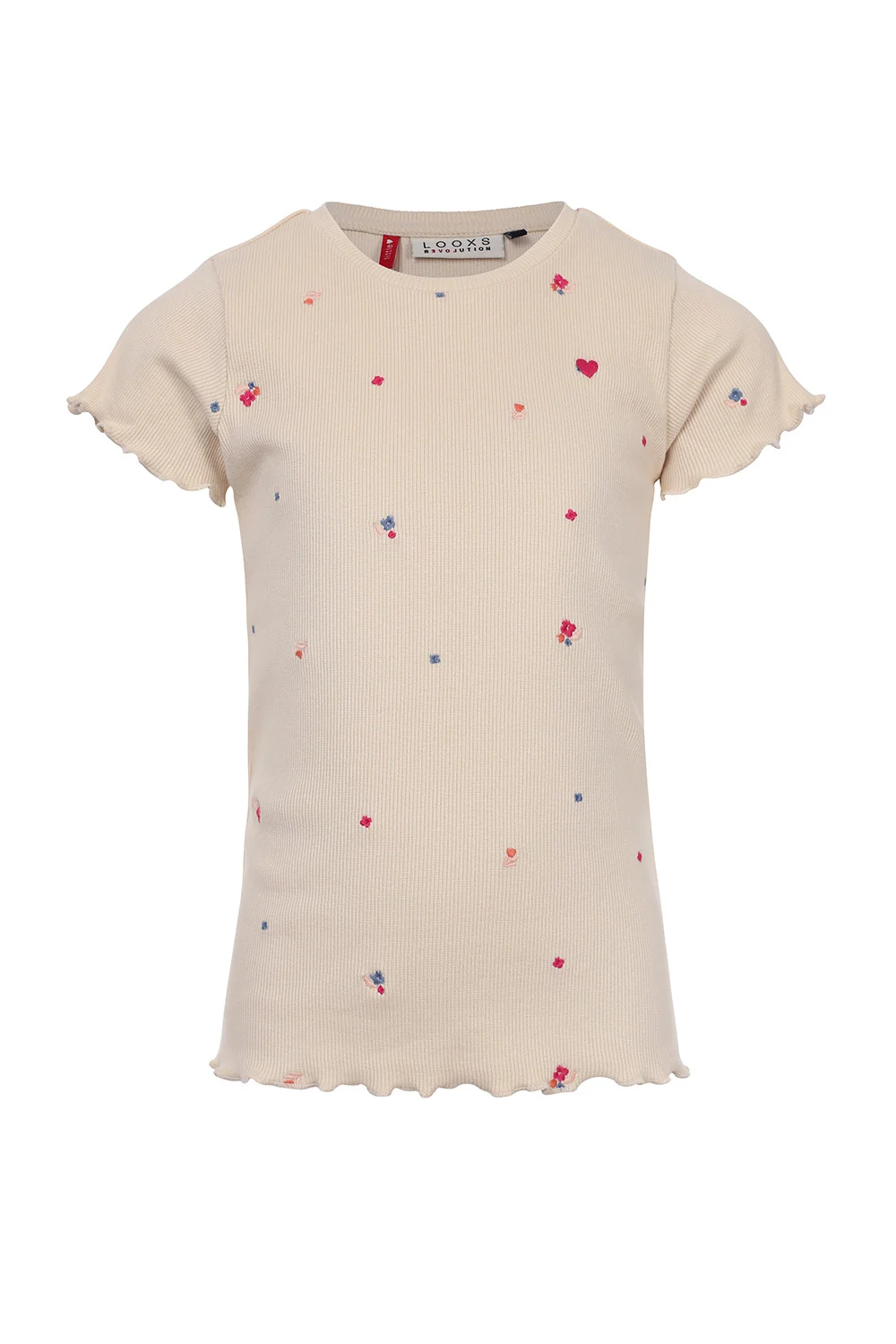 Looxs Revolution Zomer t-shirt meisjes s/s embroidery -