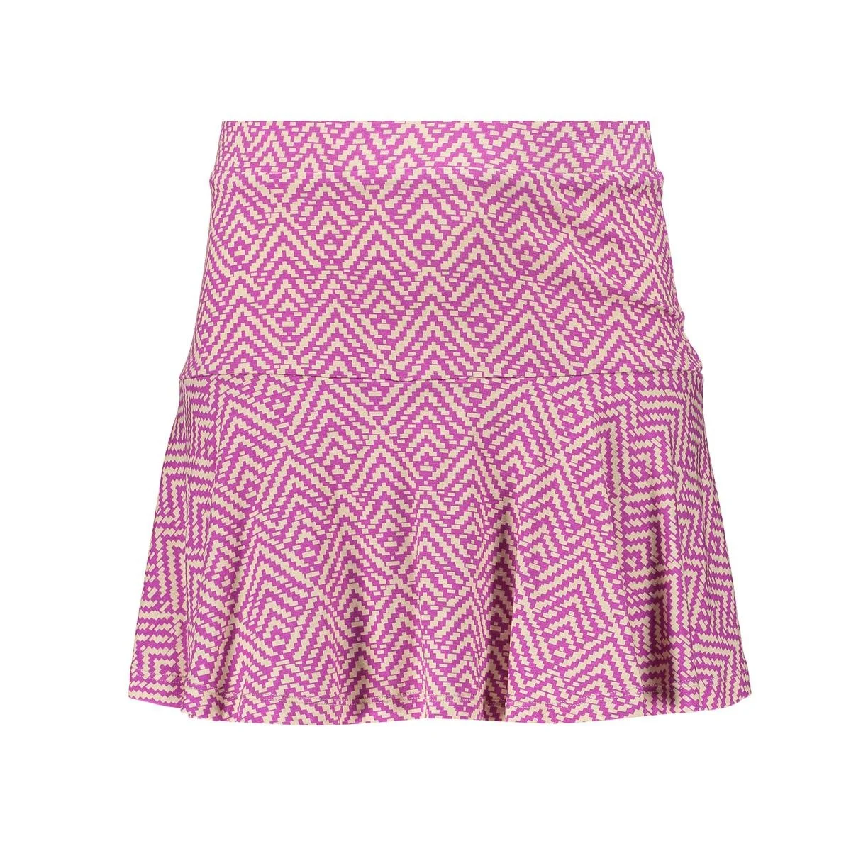 Geisha Zomer skort meisjes aop cassis / off white