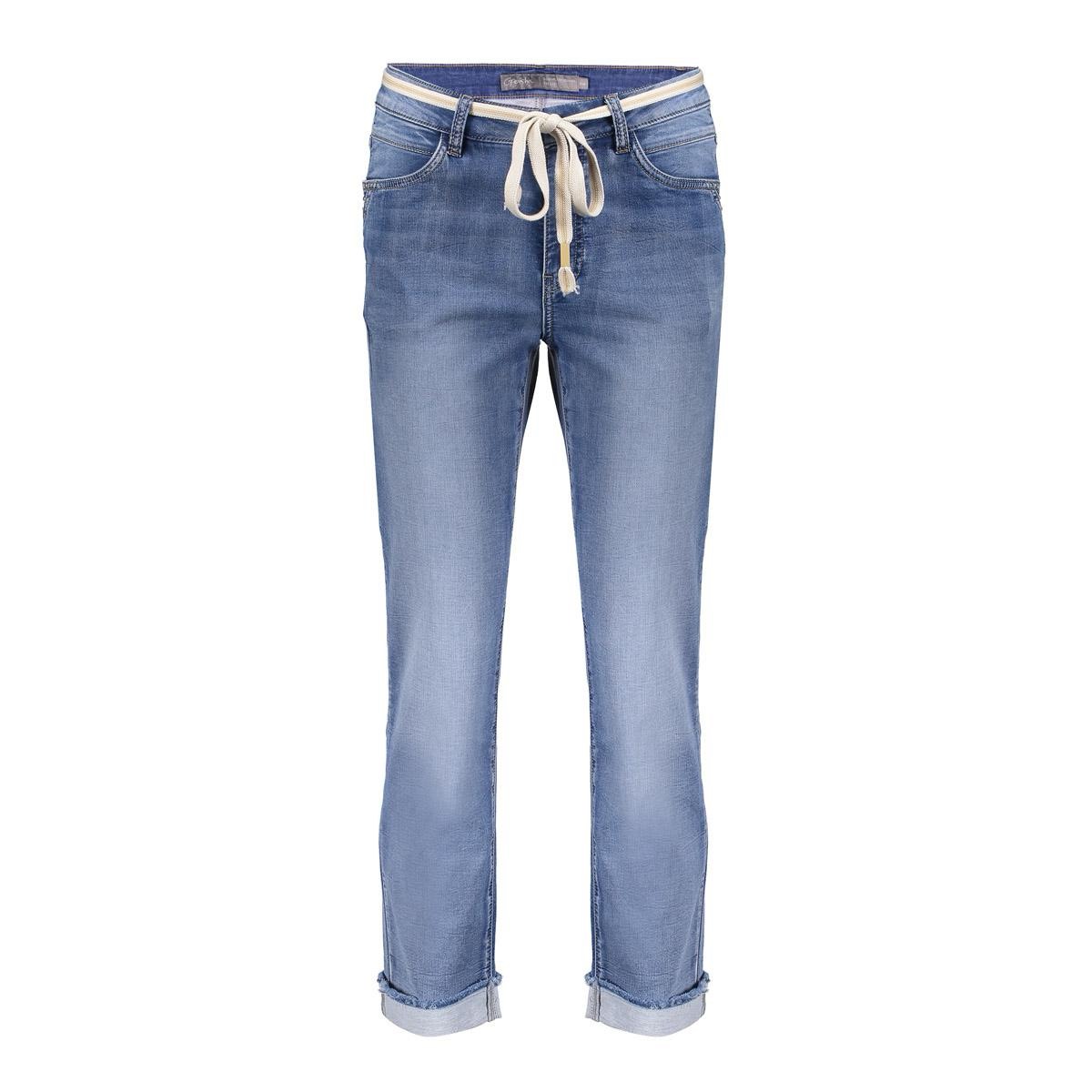 Geisha Jeans turn-up blue denim