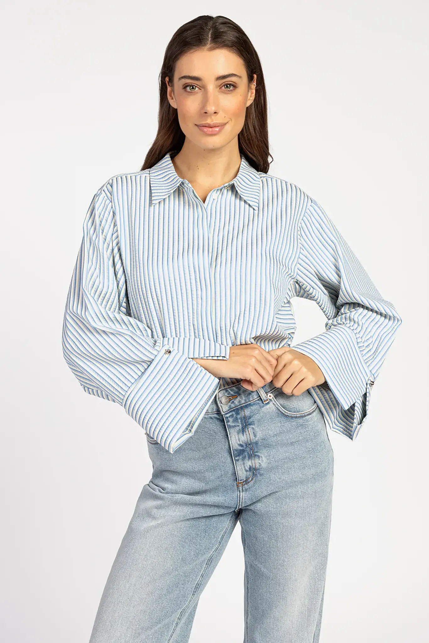 Aaiko Elda stripe blouse