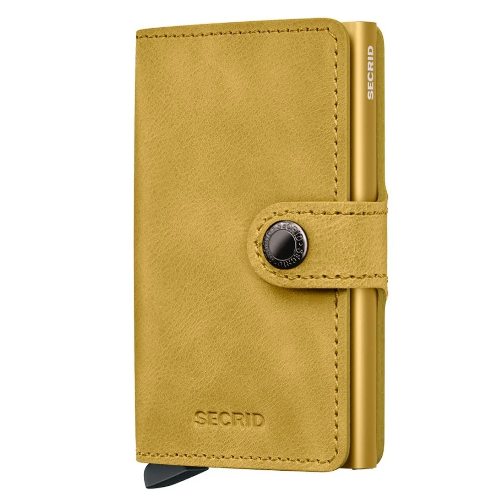 Secrid Miniwallet vintage yellow