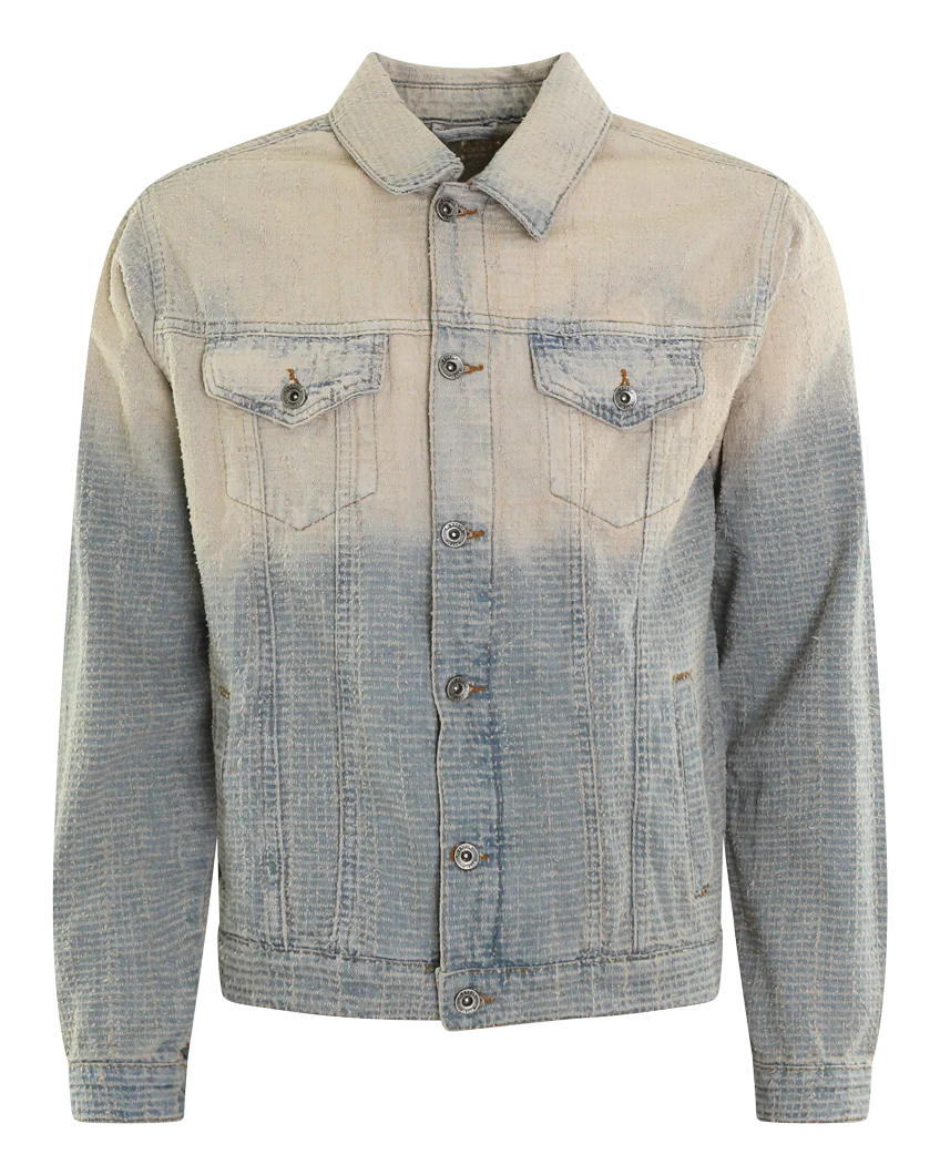 Flaneur Homme Heren faded tweed jacket /jeans
