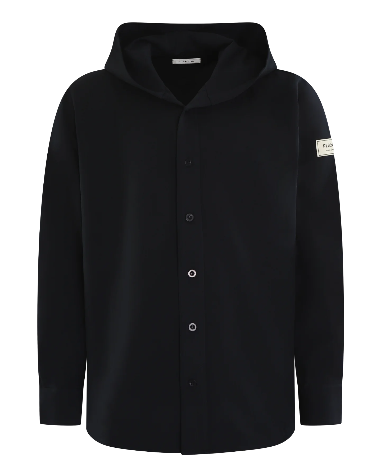 Flaneur Homme Heren atelier hooded shirt