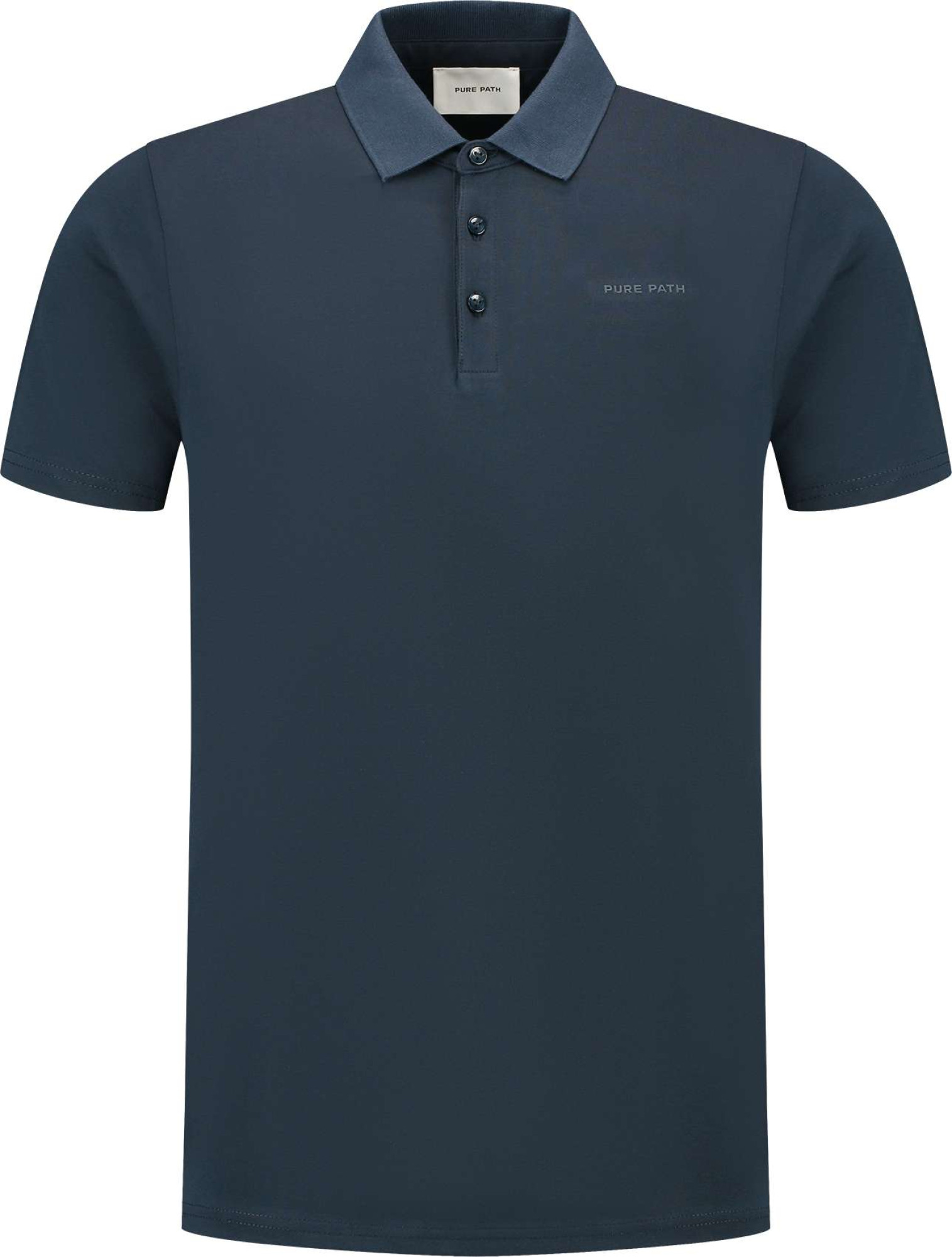 Pure Path Essential triangle polo navy