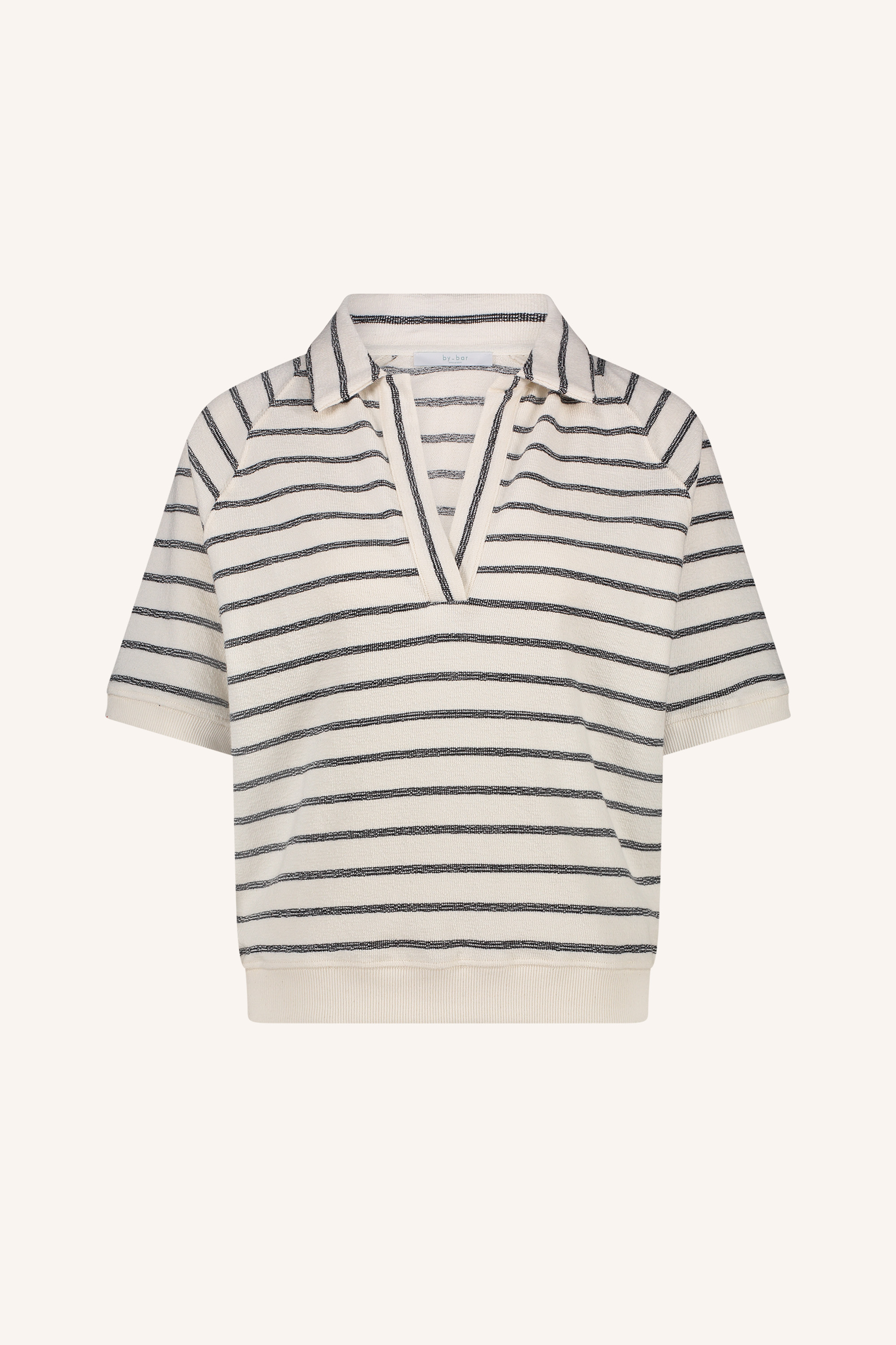 By-Bar Amsterdam harper breton stripe top 25111014 599 black breton stripe