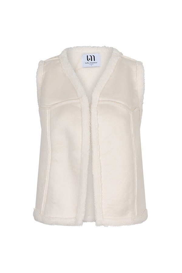 Lofty Manner Gilet mois off-white