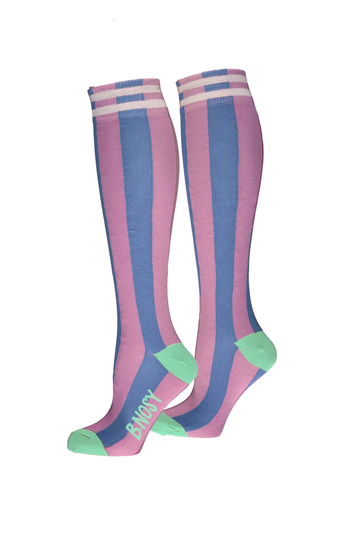 B.Nosy Zomer kniekousen meisjes /blauw gestreept molly