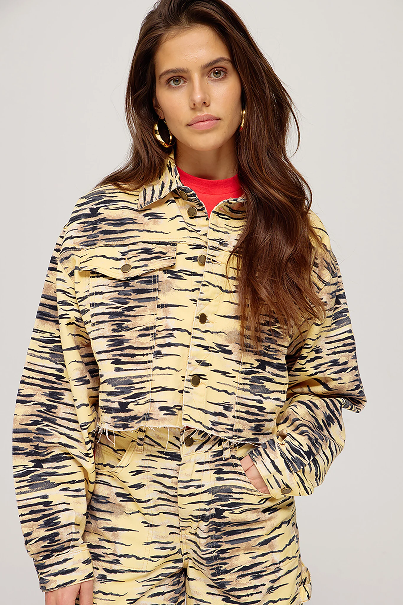Harper & Yve Ss25d200 jacket willow