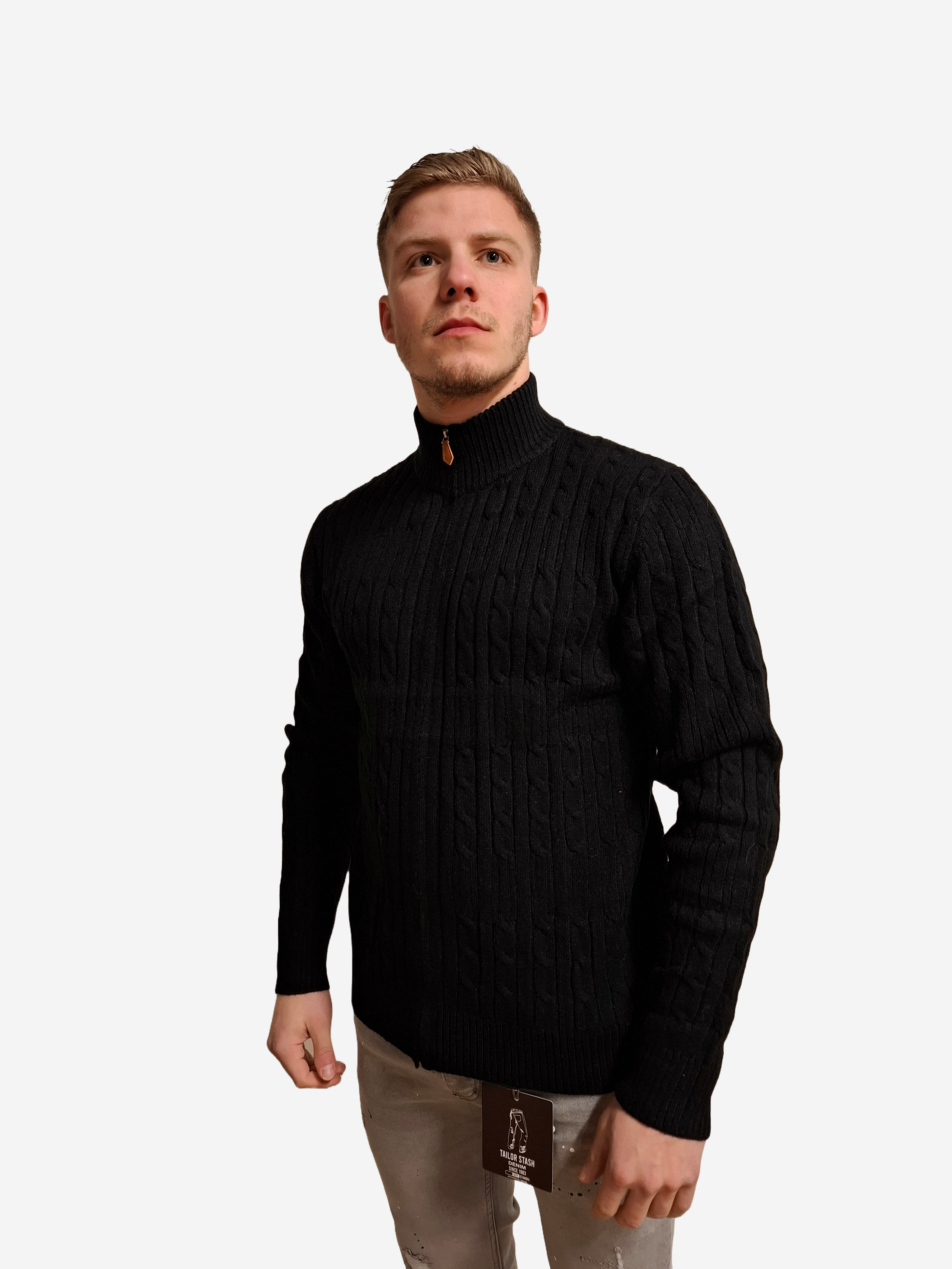 Yves Enzo Heren kabeltrui 6852-3