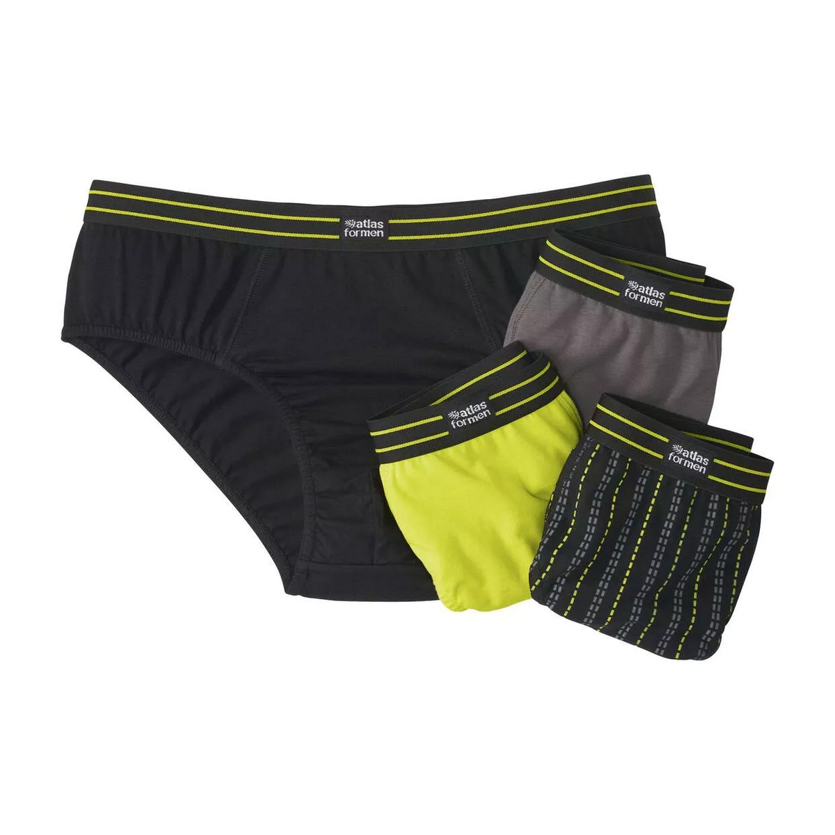 Atlas For Men Comfortabele herenslip (set van 4)