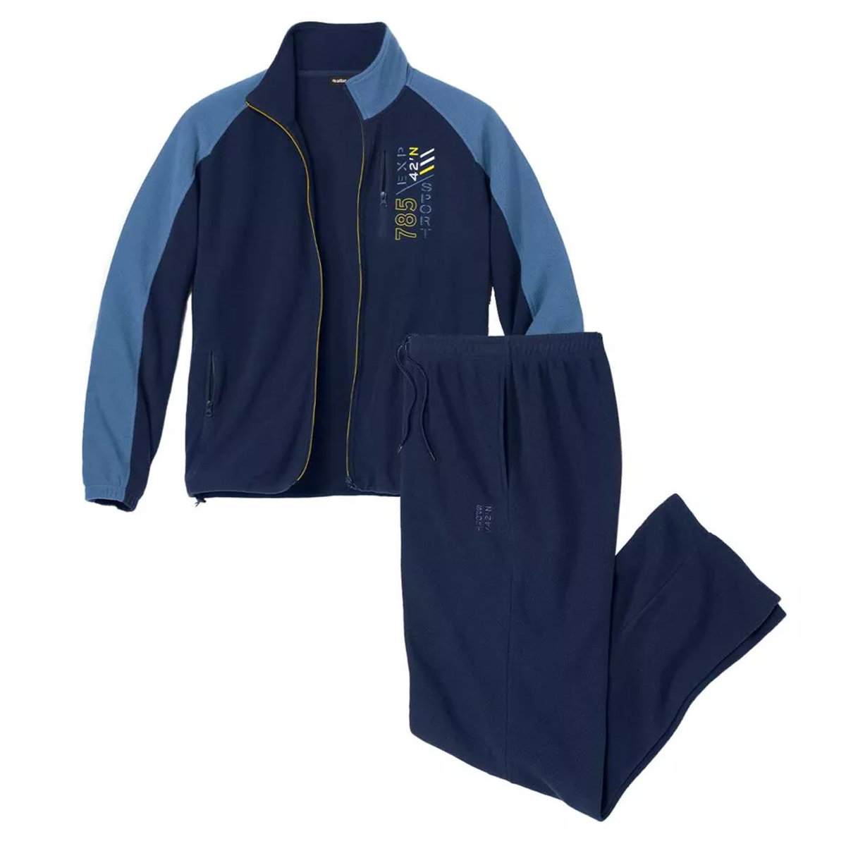Atlas For Men Heren fleece trainingspak met elastische taille