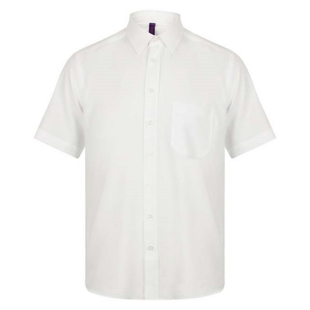 Henbury Wicking shirt met korte mouwen voor heren