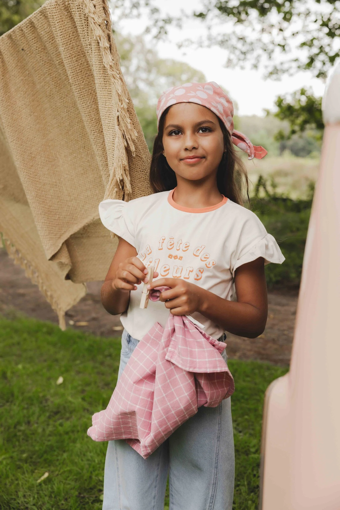 Looxs Revolution T-shirt creme voor meisjes in de kleur