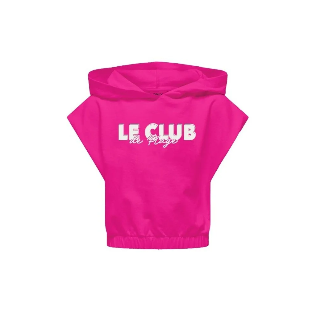 Only Zomer sweatshirt s/s meisjes , roze paars kogamanda