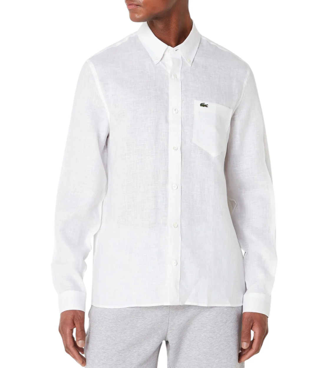 Lacoste Regular fit linnen overhemd
