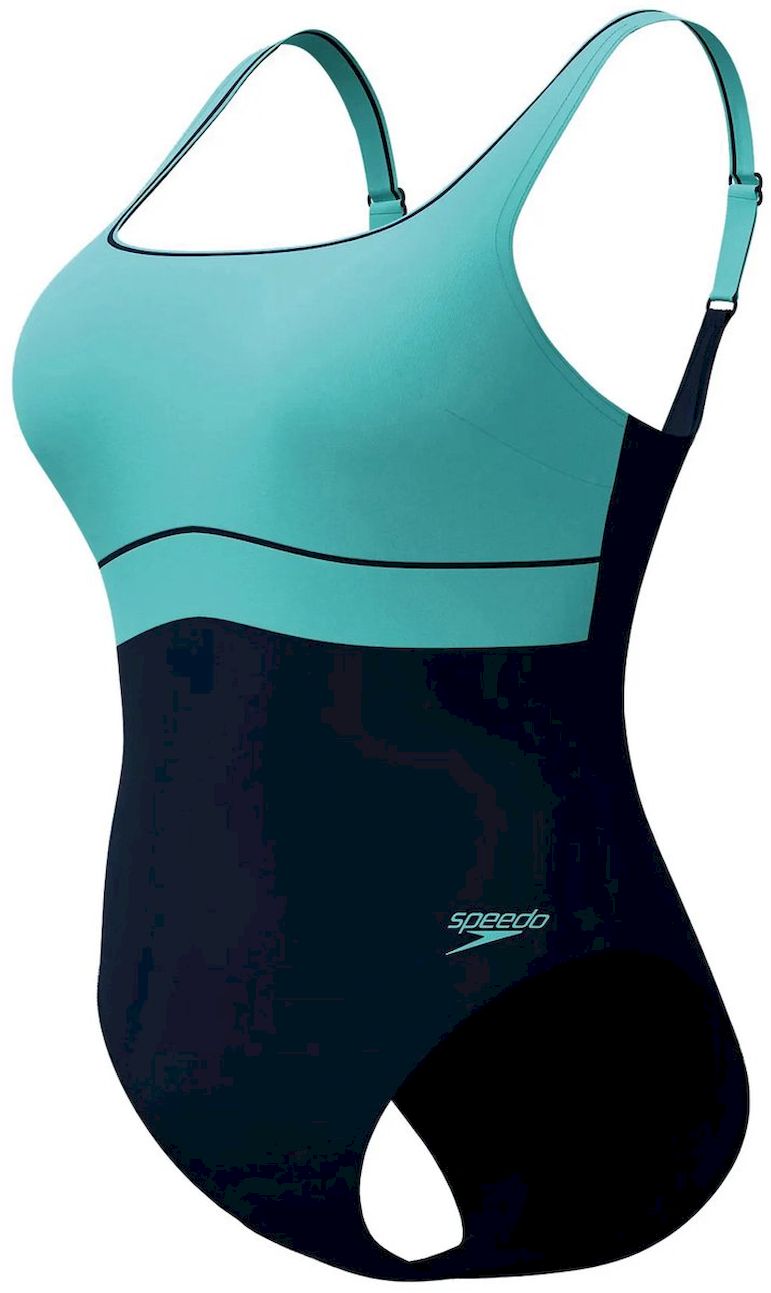 Speedo eco new contour eclipse 1p nav/blu badpak sport dames