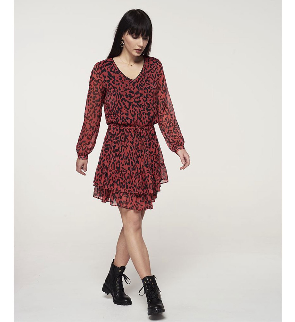 Jacqueline de Yong Jdypepper 78 wrap dress dessin