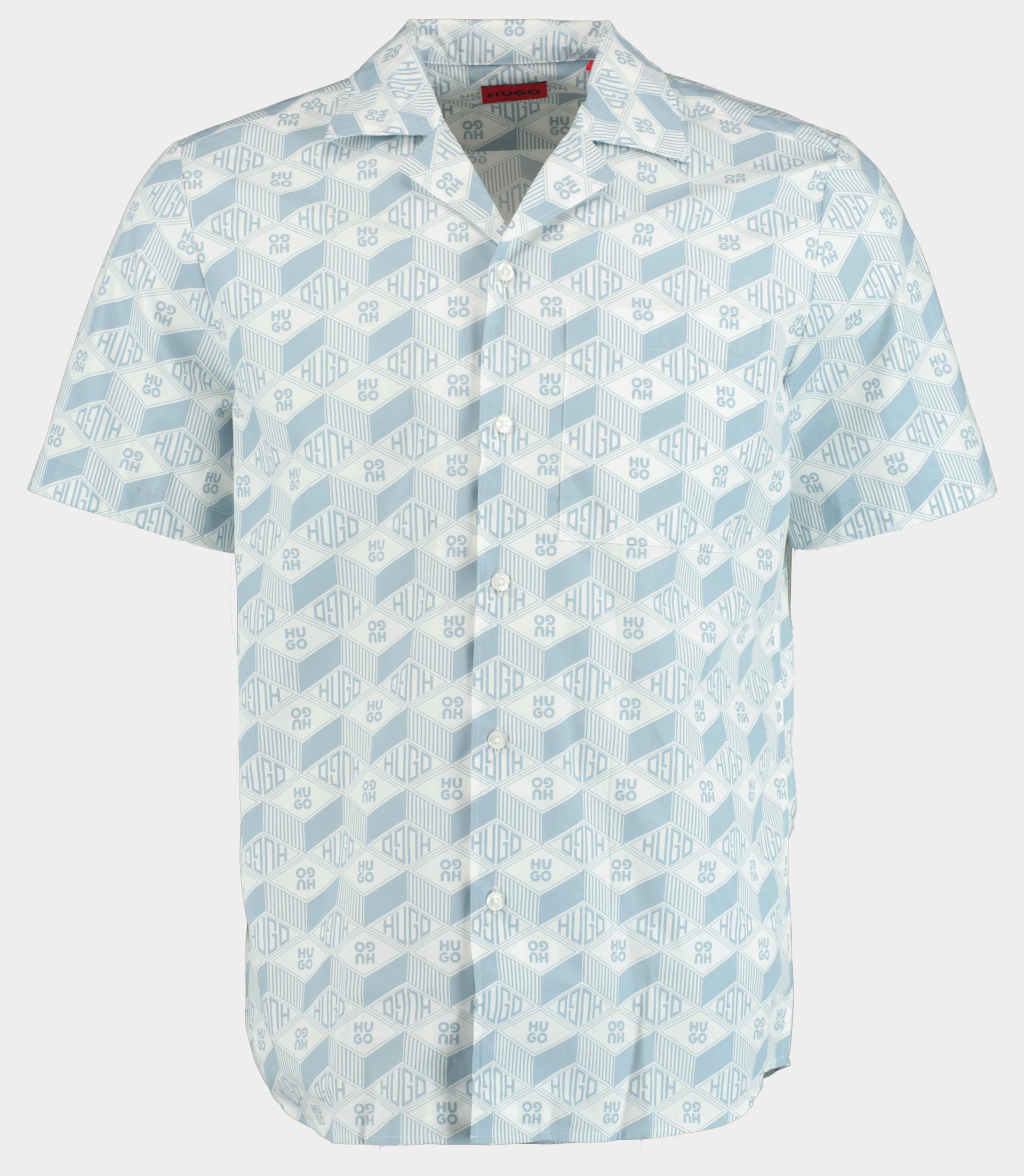 Hugo Boss Hugo men casual hemd korte mouw ellino 10270099 01 50539705/483