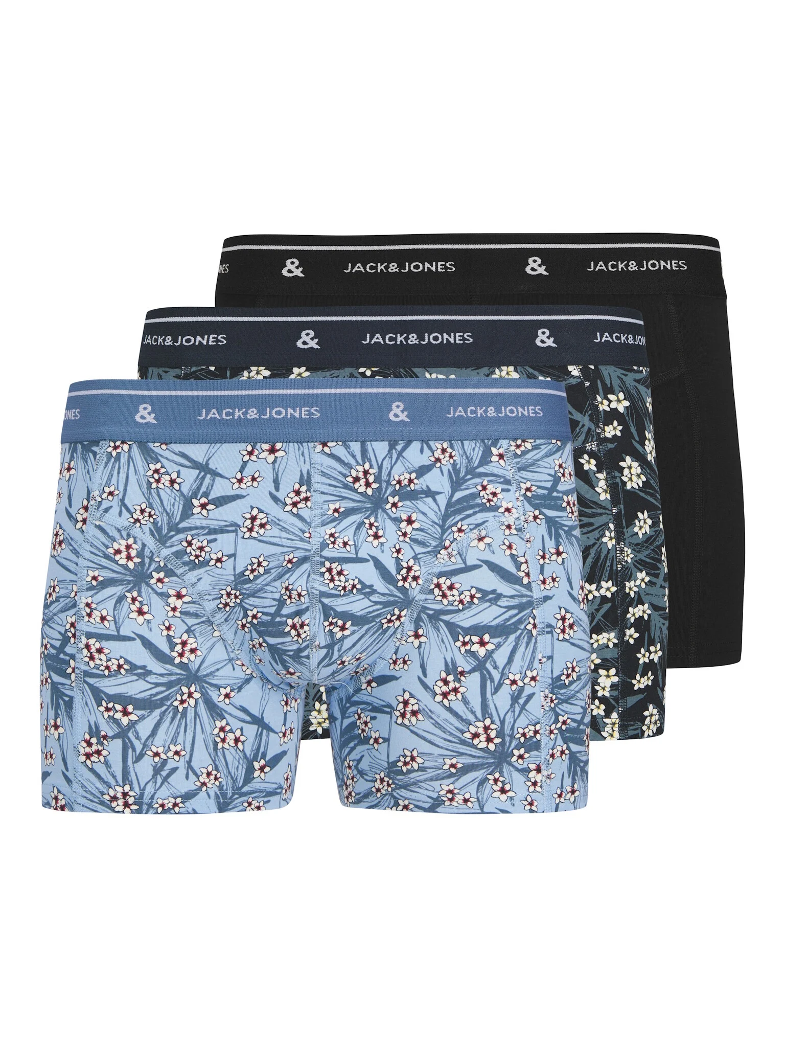 Jack & Jones Heren plus size boxershorts trunks jaczach 3-pack