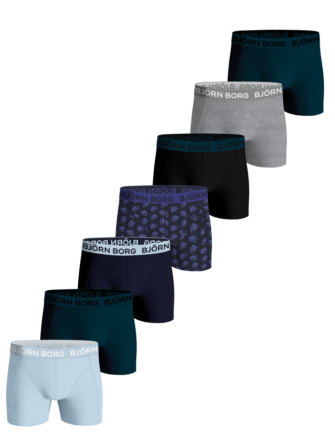 Björn Borg Björn borg heren boxershorts 7-pack – multi