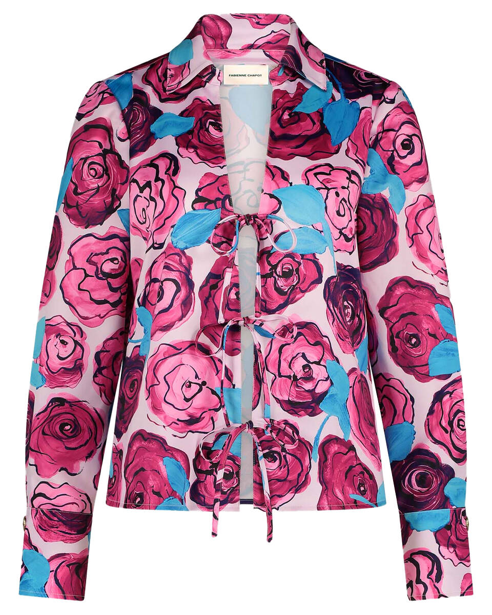 Fabienne Chapot Blouse lange mouw cltbls71 bowie