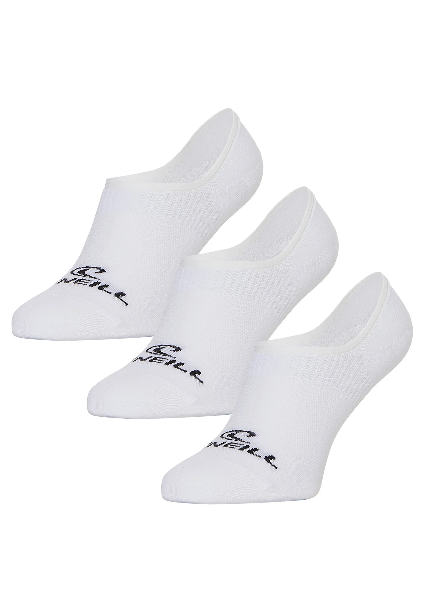 O'Neill Footies sokken heren / dames no show 710003 wit 3-pack