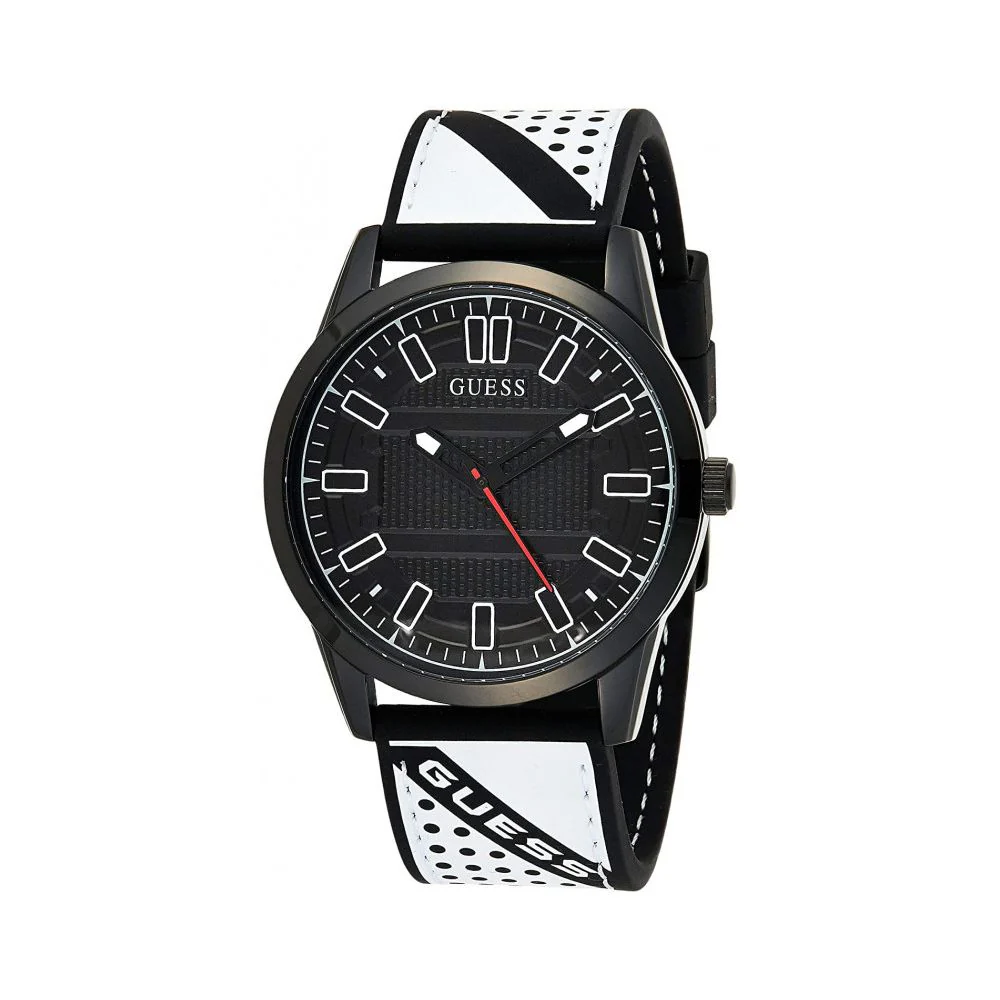 Guess Witte siliconen horloge voor stijlvolle gelegenheden