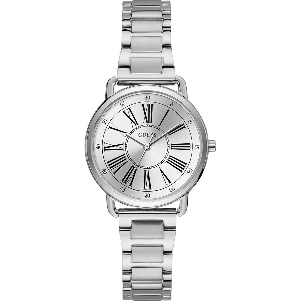 Guess Stalen horloge voor tijdloze eleganties