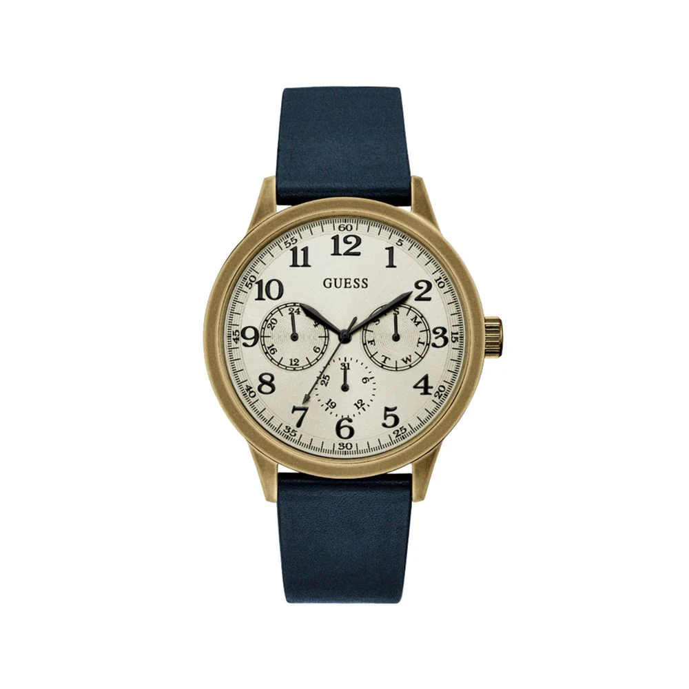Guess Leren horloge stijlvol voor de moderne man
