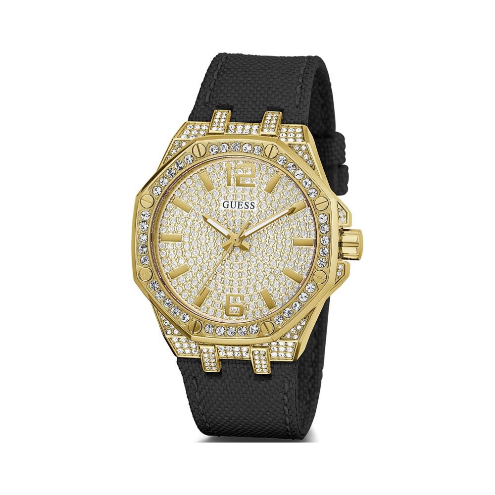 Guess Stoffen horloge voor elegante stijl