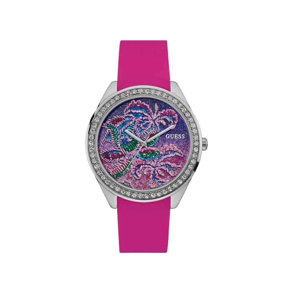 Guess Siliconen horloge voor stijlvolle dames
