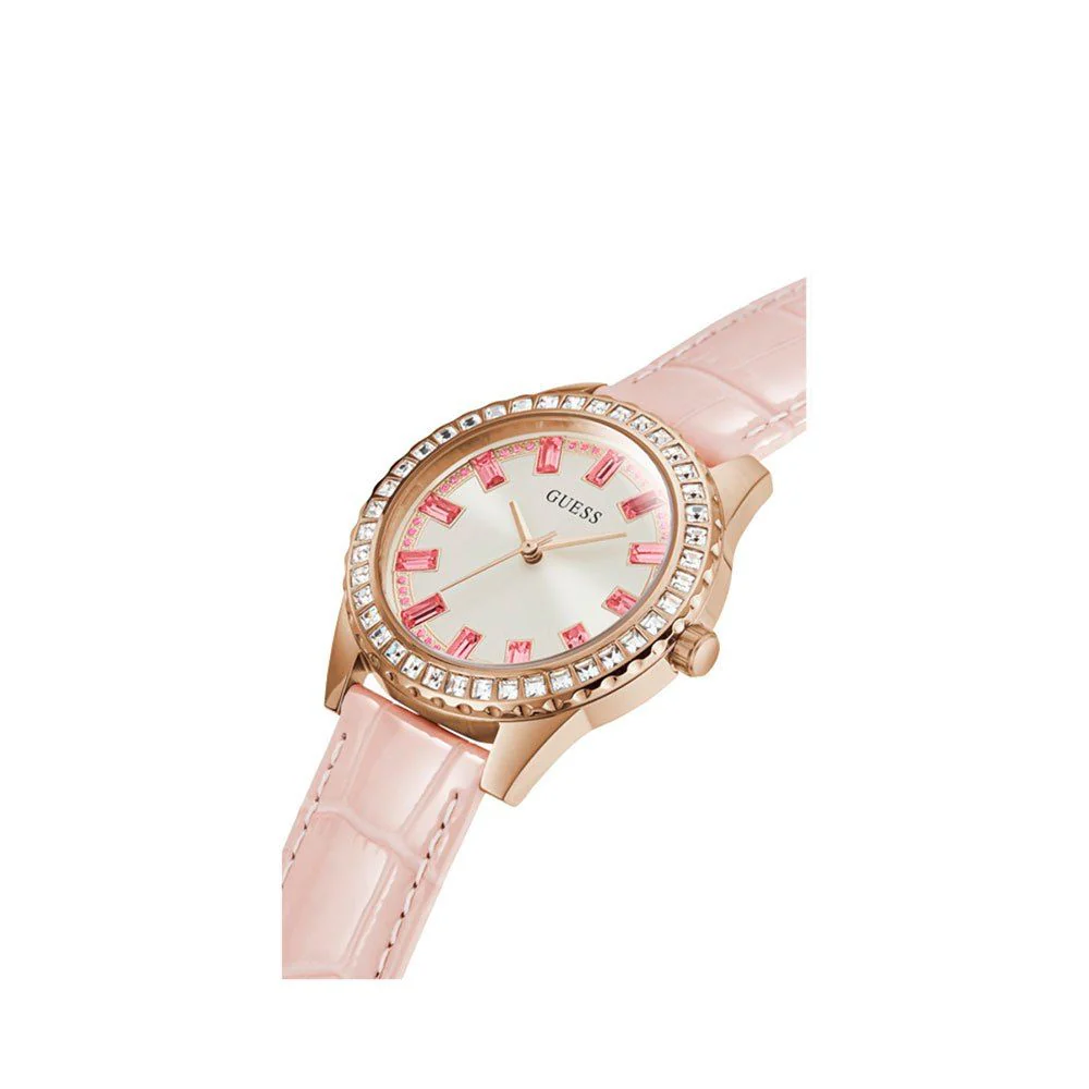 Guess Multicolor leren horloge voor stijlvolle vrouwen